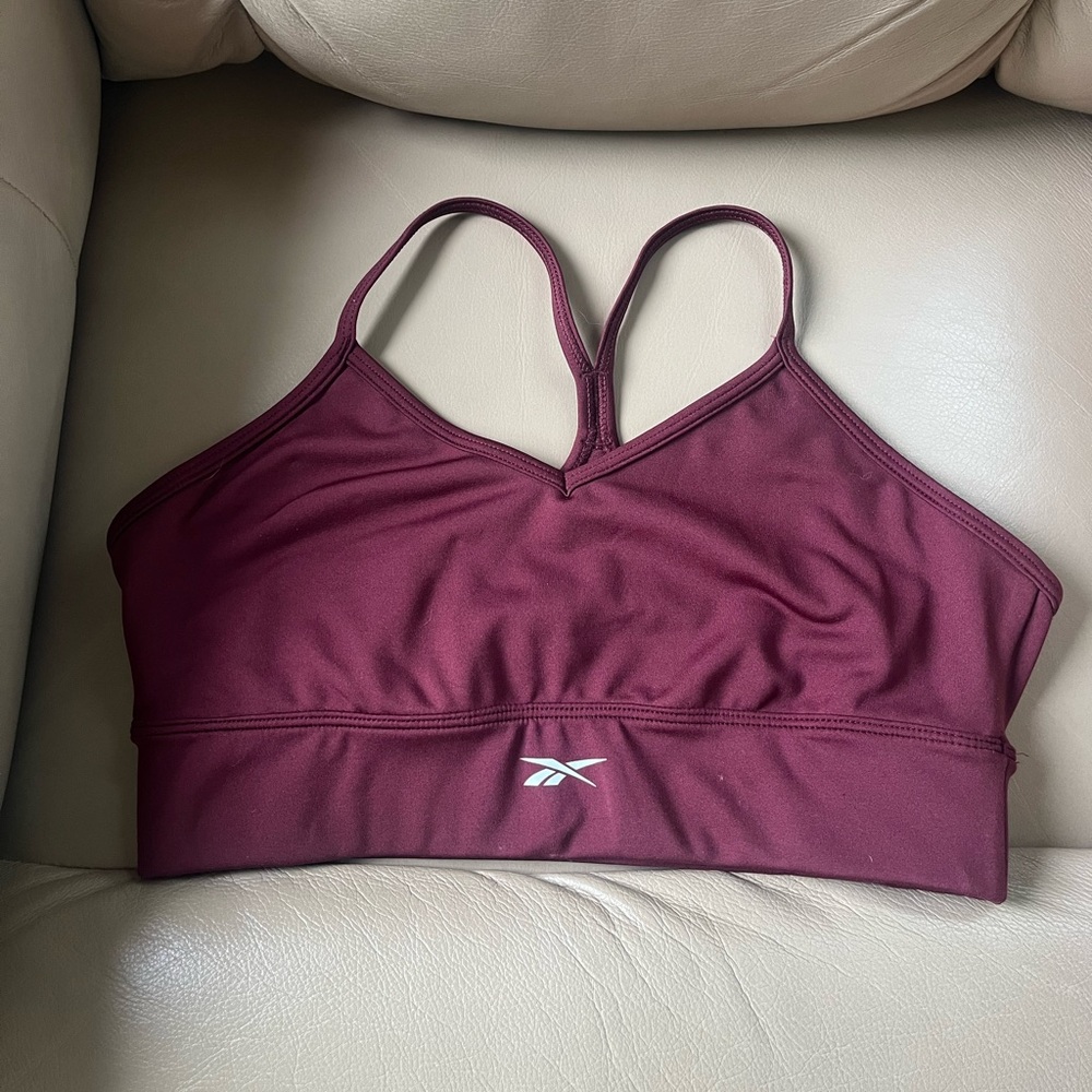 Medium Maroon Reebok Sports Bra